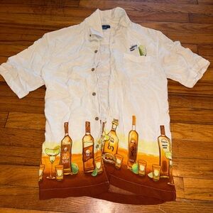 Puritan Tequila-Themed Button-Up Shirt